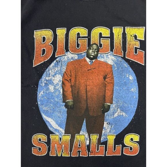 Notorious Biggie Smalls Graphic T-shirt Women Medium Short Sleeve Rap Music - Picture 2 of 5
